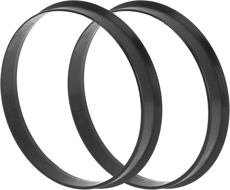 TUCKBOLD Car Wheel Hub Centric Rings Durable Wheels Center Shaft Shock Absorbing Hubrings Black 2 Pcs OD 75.1mm to ID 72.6mm Polycarbonate - Image 1
